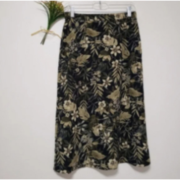❤️Sag Harbor hawaiian print Vintage maxi skirt S - Picture 1 of 3
